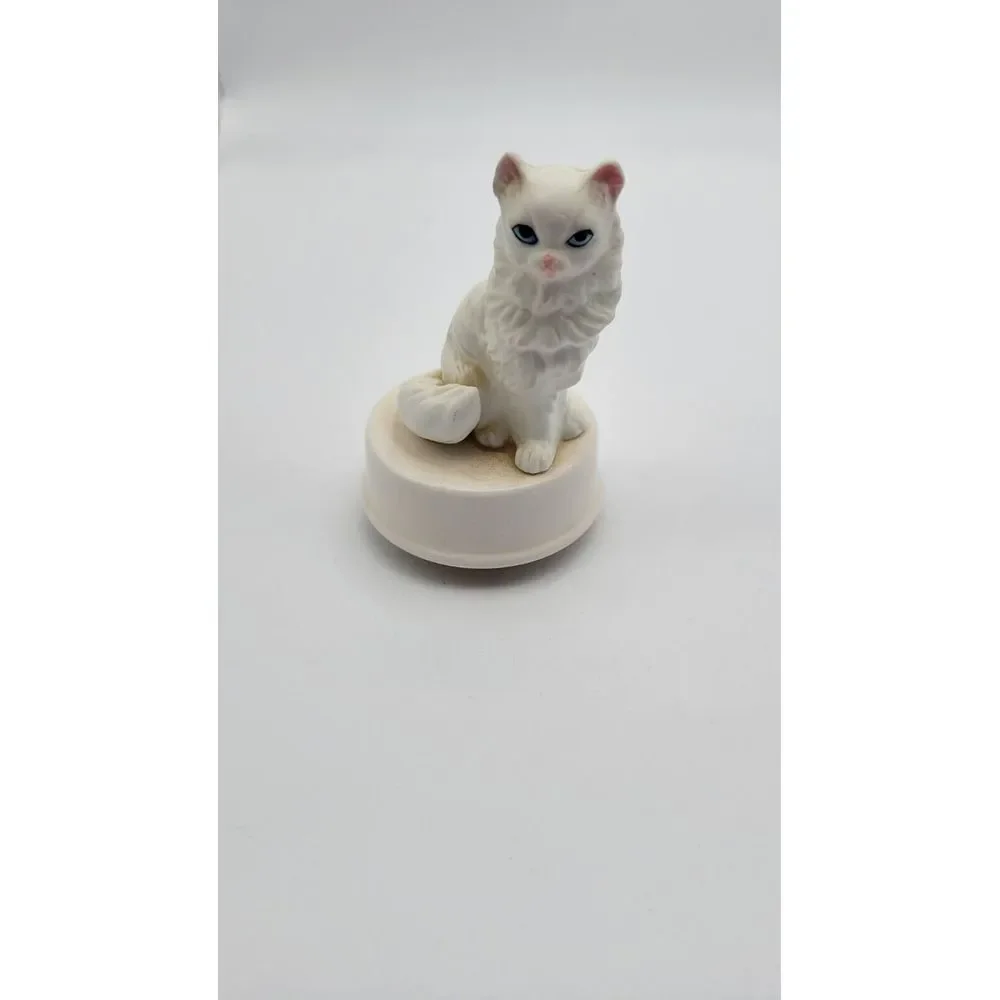 Vintage San Francisco Music Box‎ Cat musical kitty Figurine Persian cat